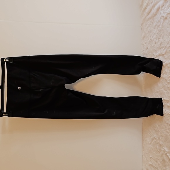 90° Degree by Reflex Workout Black legging star print Size S Pre-owned Exercise - Picture 9 of 13